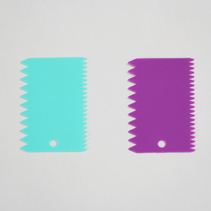 Juego de 3 Espátulas para Pastel, Herramienta para Alisar Glaseado de Pastel, Espátula de Plástico para Decoración de Pasteles - Product Image 2