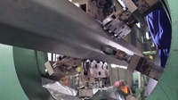 Línea de Producción de Soldadura por Arco Sumergido Automática CNC HFH, Máquina de Soldadura Láser para la Fabricación de Postes de Lámparas