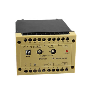 เครื่องตรวจจับสัญญาณจราจรแบบเหนี่ยวนำสองช่องทางเครื่องตรวจจับสัญญาณเตือนยานพาหนะ220V สำหรับจอดรถระบบควบคุมการเข้าถึง - Product Image 1