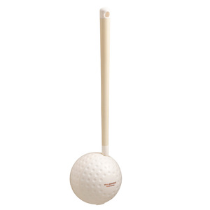 Golf Style <b>Toilet</b> <b>Brush</b> Double Sided Soft <b>Rubber</b> Long Handle Wall Mounted For Home Use - Product Image 5