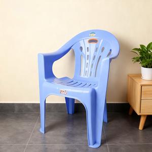 2025 nặng nhựa trắng vườn ghế với thiết kế hiện đại Stackable tay vịn ngoài trời sử dụng sân - Product Image 1