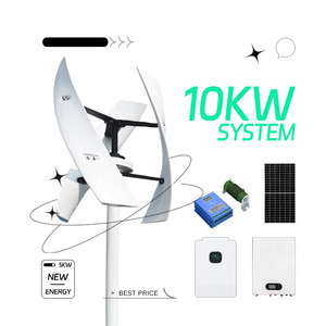Generador Eólico de 5KW y Sistema de Energía Solar Híbrido con Banco de Baterías, Energía Gratuita de 5kwh para Uso Doméstico EL-X-7241134 2kw 3kw 12v 48v Vert - Product Image 5