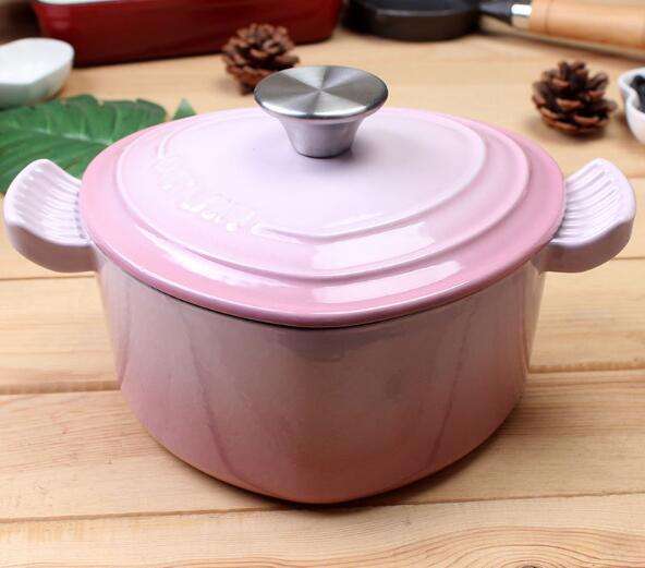 เซรามิกสีชมพู 19ซม