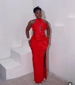 ชุดราตรีงานพรอม C260118 คุณภาพเยี่ยม ดีไซน์หรูหราสำหรับผู้หญิง ชายกระโปรงผ่าสูง ชุดเดรสยาวสำหรับงานปาร์ตี้ - Product Image 5