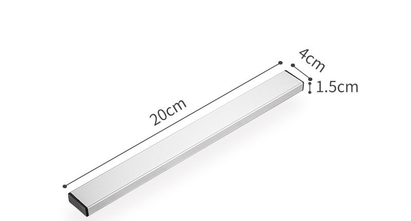 อลูมิเนียมสีเงิน (20 ซม.* 4 ซม.)