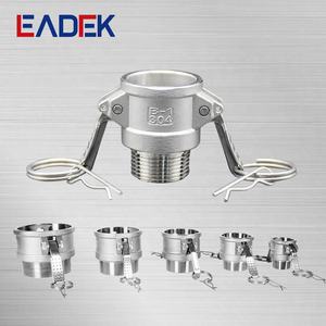 Pria Wanita galvanis besi cor fitting GL fitting Bsp Bspt Npt siku kopling galvanis lintas baja nirkarat 50mm - Product Image 5