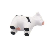 2025 Offre Spéciale cadeaux promotionnels mignon jouet personnalisé PU matériel anti-Stress/taureau forme vache balle anti-Stress pour 5 7 ans QF marque