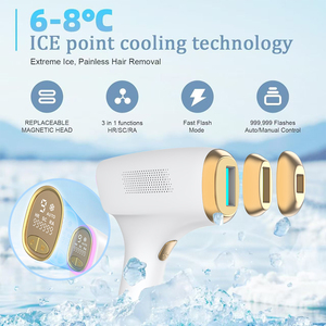 Appareil d'épilation permanente rapide à flash, 9 niveaux d'énergie, épilation indolore, épilateur pour femmes, <span class=keywords><strong>visage</strong></span> et corps, fabricant OEM ODM - Product Image 2