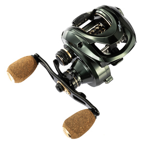 Newbility 13 + 1 BB corps en métal aluminium personnalisé basse profil bouton en liège moulinet de pêche à l'appât - Product Image 6