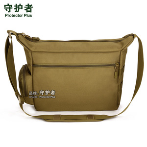 Guardian Tactical Shoulder Bag 14 Inch Laptop Capacity Crossbody For Men Outdoor Travel <b>Backpack</b> <b>Large</b> Size Solid Color - Product Image 2