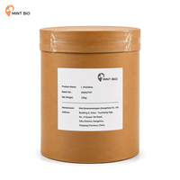 MiNT-BiO L-Histidina en Polvo, Estándar USP, CAS 71-00-1, Aminoácido de Origen No Animal, 99% de Pureza, Grado Alimenticio y para Suplementos, Tambor de 25 kg