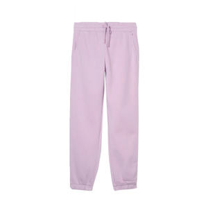 Pantalones de Forro Polar de Pierna Recta con Encaje de Diseño Minimalista para Mujer, con Paneles Laterales Sin Costuras y Detalle Sutil en la Cintura - Product Image 1