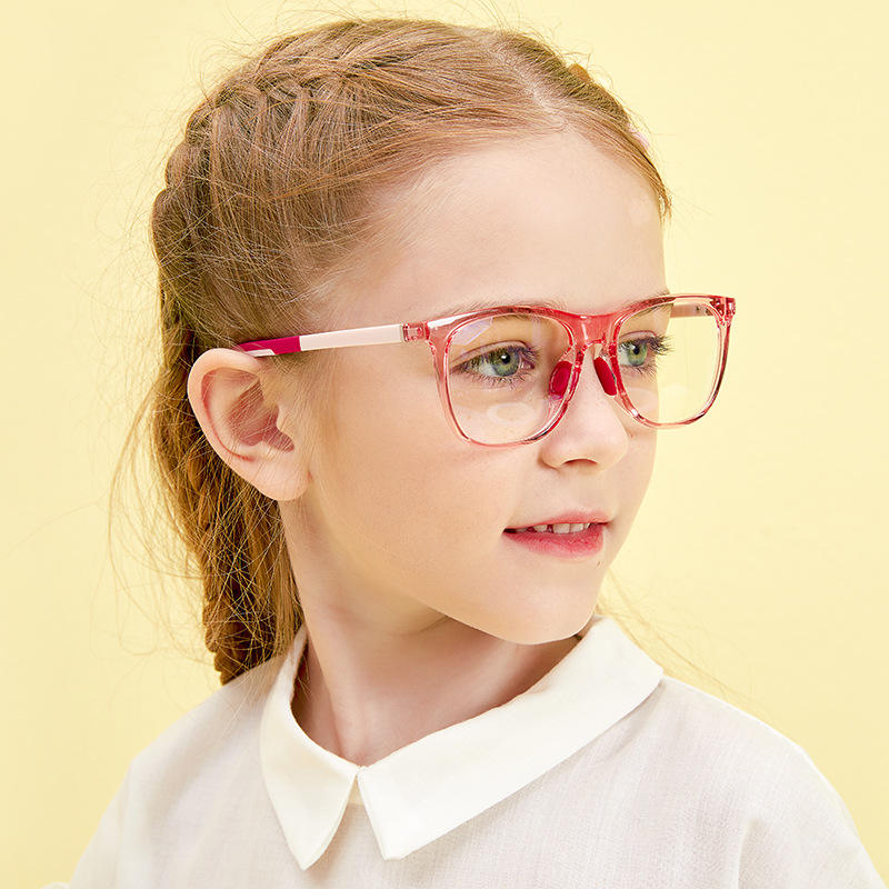 Fashion Children's Glasses with Anti Blue Light UV400 Protection