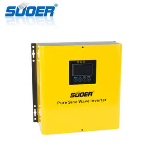 อินเวอร์เตอร์ไฮบริดพลังงานแสงอาทิตย์ <span class=keywords><strong>Suoer</strong></span> 12v 1500VA <span class=keywords><strong>1000W</strong></span> 1000 วัตต์ 1KW 3KW 5KW พร้อมเครื่องชาร์จไฟฟ้ากระแสสลับ 20A อินเวอร์เตอร์คลื่นไซน์บริสุทธิ์ - Product Image 2