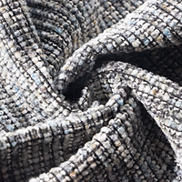 Tissu d'ameublement en chenille teint par pulvérisation TH, enduit de PE, 100% polyester, tissé, résistant aux taches, facile à nettoyer, revêtement de meubles
