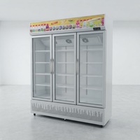 Nouvelle conception, vitrine réfrigérée verticale multi-niveaux à dégivrage automatique, économe en énergie, réfrigérateur mince, vitrine réfrigérée