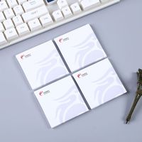 Professionnel pas cher personnalisé carré affaires bureau créatif 3x3 pouces papier adhésif notes autocollantes écriture bloc-notes avec Logo