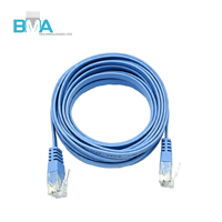 Cable de Red Ethernet Plano CAT5E RJ45 8P8C Macho a Macho, Cable LAN Plano con Conector Chapado en Oro, Longitud Personalizada Disponible