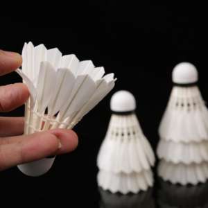 Shuanglang n. 6 volano da Badminton, utilizzato per sport all'aperto e allenamento agonistico, volano Super resistente con piume d'anatra - Product Image 3