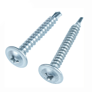 Sekrup Baja Karbon Berlapis Seng Kepala Wafer M4.2 M4.8 Sekrup Self Drilling Kepala Pan Washer <span class=keywords><strong>Tek</strong></span> Pengikat Panel Logam Lembaran untuk Pertambangan - Product Image 3