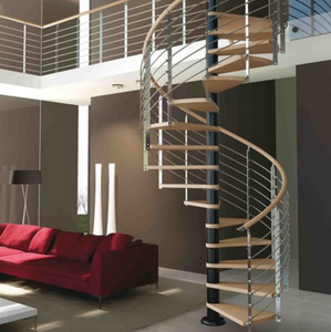 Escalones de <span class=keywords><strong>escalera</strong></span> de <span class=keywords><strong>madera</strong></span> modernos, escaleras de <span class=keywords><strong>caracol</strong></span> de hierro - Product Image 5