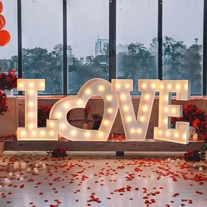 Lettres lumineuses 3D LED en acier inoxydable personnalisées, étanches, « <span class=keywords><strong>Oh</strong></span> BABY », de 3, 4 et 5 pieds, pour événements, mariages et fournitures de fête - Product Image 3