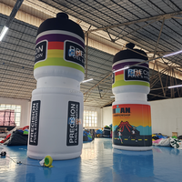 Bouteille d'eau gonflable en forme de ballon, réplique de bouteille de sport pour l'affichage lors de marathons, triathlons, cyclisme et événements de course