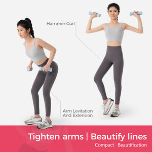 MIKE spor MK2012-4LB özel toptan altıgen dökme demir + PVC kaymaz dayanıklı 4LB kaldırma Fitness dambıl seti - Product Image 4