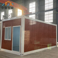 Ufficio Prefabbricato di Lusso in Container, Resistente alle Intemperie, Economico, Smontabile, Senza Bulloni Esterni, per Magazzino