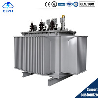 Transformateur de puissance haute tension S11 immergé dans l'huile, entièrement en cuivre, 10KV, extérieur, principal, 50kVA 100kVA 200kVA 400kVA, directement de l'usine