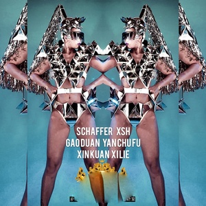 Club nocturno <span class=keywords><strong>GOGO</strong></span> mujeres espejo de Metal triángulo de luz LED de la tecnologí<span class=keywords><strong>a</strong></span> del futuro mostrar Espacio Estrella armadura robot Ropa de baile - Product Image 4