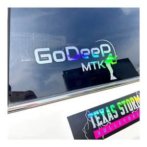 3D Custom Waterproof Car Vinyl Stickers Holographic Vehicle Decals <strong>Window</strong> <strong>Transfers</strong> for Personalized Automobile Designs - Product Image 1