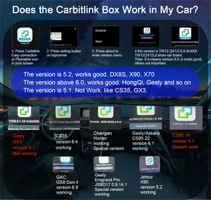 Carbitlink อะแดปเตอร์สำหรับรถยนต์แบบแอนดรอยด์ Gx3 E2น้ำแข็ง Geely โปรเรขาคณิต E 2022เดินทาง jetour 2024 - Product Image 6
