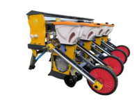 Nouvelle Semoir-Planteuse Agricole 4 Rangs pour Maïs et Sorgho, à Semis Direct, Haute Productivité, avec Espacement des Rangs Réglable