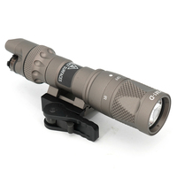 Senter Taktis Aluminium M323V Lampu LED Putih & IR Tahan Air IP68 Aksesori Portabel untuk Berkemah dan Berburu
