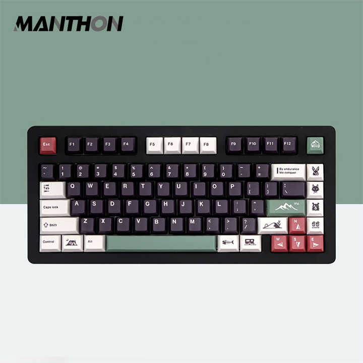 129 Keys Wild Keycaps Cherry Profile PBT GMK Keycap Dye Sublimation ...