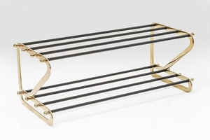 Wholesale Modern Metal Shoe Rack Custom Design Online Entryway Housewares Storage Rack Customized Modern Display Shoe <b>Stand</b> - Product Image 2
