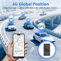 Mini Rastreador GPS 4G LTE con Geocerca y Alertas Inmediatas para Coche, Rastreador de Vehículo en Tiempo Real