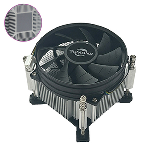 Pmw <span class=keywords><strong>Fan</strong></span> CPU Cooler cho Intel ổ cắm 1156 1155 1151 1150 1700 Intel tiếng ồn thấp tốc độ cao với tản nhiệt 12V DC Quạt làm mát - Product Image 2