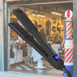 High quality customize titanium hair straightener hair straightener private label 250 degree hair straightener for Salon