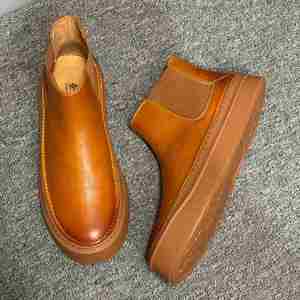 รองเท้าผู้ชายทรงโบรกสไตล์เกาหลี ดีไซน์ทันสมัย หนังแท้ หัวแหลม  สำหรับธุรกิจและโอกาสต่างๆ - Product Image 6