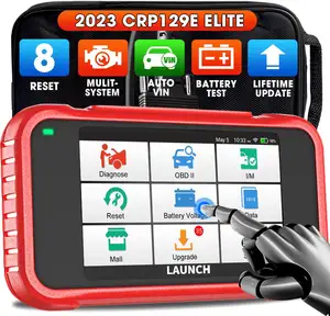 Launch Hot Selling CRP 129E Elite Bi-directional Control OBD2 Scanner for 12V Cars Auto Diagnostic Tools Software LifeFree