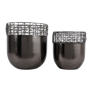 Fioriere Moderne in Filo Metallico, Vasi Decorativi per Piante da Interno ed Esterno - Product Image 4