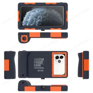 Laudtec SJK092 กระจกนิรภัยShellbox Cover Selfieดําน้ํากันน้ําสําหรับIphone 15 14 13 12 Plus Pro Max - Product Image 5