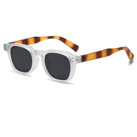 2025 lunettes de soleil de luxe à la mode pour femmes nouveau Design cadre carré noir Logo personnalisé unisexe chaud en gros lunettes de soleil