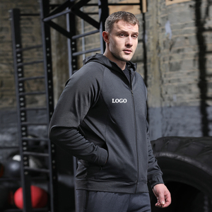 Veste imperméable de haute qualité Veste athlétique réfléchissante Veste active à capuche pour hommes - Product Image 5