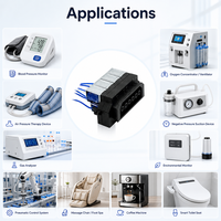 Válvula Solenoide Neumática de Plástico de 4 Estaciones, 2 Posiciones y 3 Vías, Personalizada OEM ODM, para Equipos de Belleza