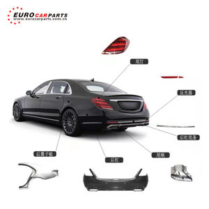 Kit adapté aux phares de voiture classe S W221 à W222, pare-choc avant et arrière en plastique, 2012 — 2020 - Product Image 2