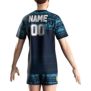 Ropa Deportiva de Diseño con Estampado para Fisicoculturismo, Secado Rápido, Jersey de Rugby para Hombre, Shorts de la Liga de Rugby de Uruguay - Product Image 6