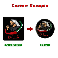Badge magnétique en émail UAE Pride Prey personnalisé, en alliage métallique, avec adhésif pour coque de téléphone, prix usine, vente en gros économique